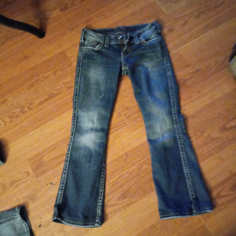 Silver jeans